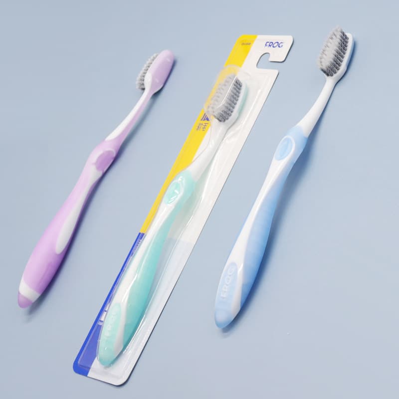 Escova de dentes de cerdas macias em espiral, escova de dentes de cerdas macias, remoção e limpeza de manchas de dentes em espiral, escova de dentes doméstica para adultos, Sapo 183B - imagem 3