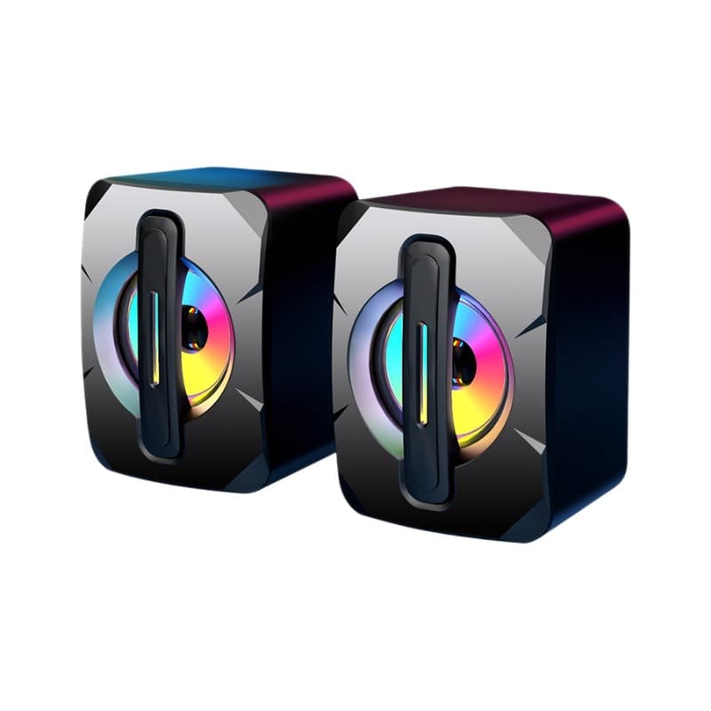Cross-border RGB desktop laptop celular alto-falante doméstico USB com fio mini subwoofer desktop pequeno áudio - imagem 6