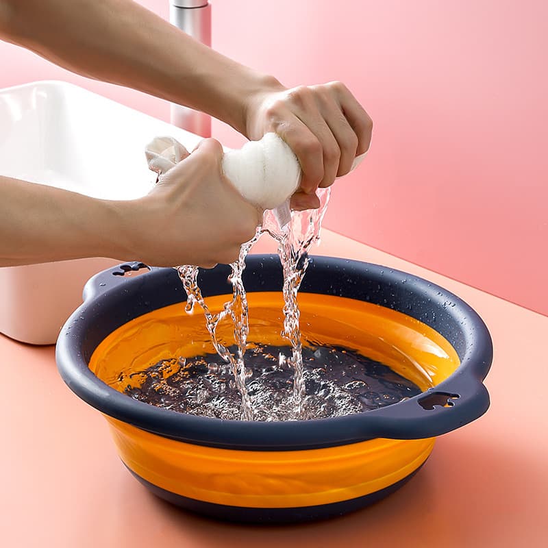 Produto japonês de higiene para bebês, lavatório de plástico para viagem para lavanderia, espessura aumentada - imagem 4