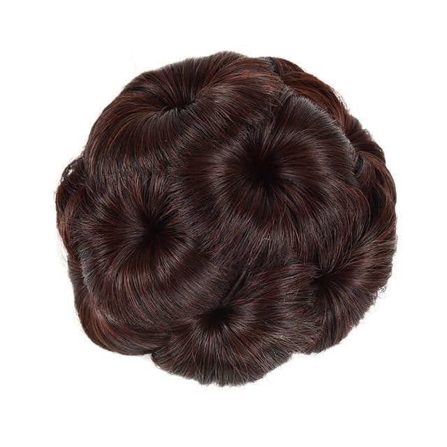 Peruca de virilha feminina, bolsa de peruca de nove flores com prendedor, peruca de cabelo de noiva trançada feminina - imagem 8