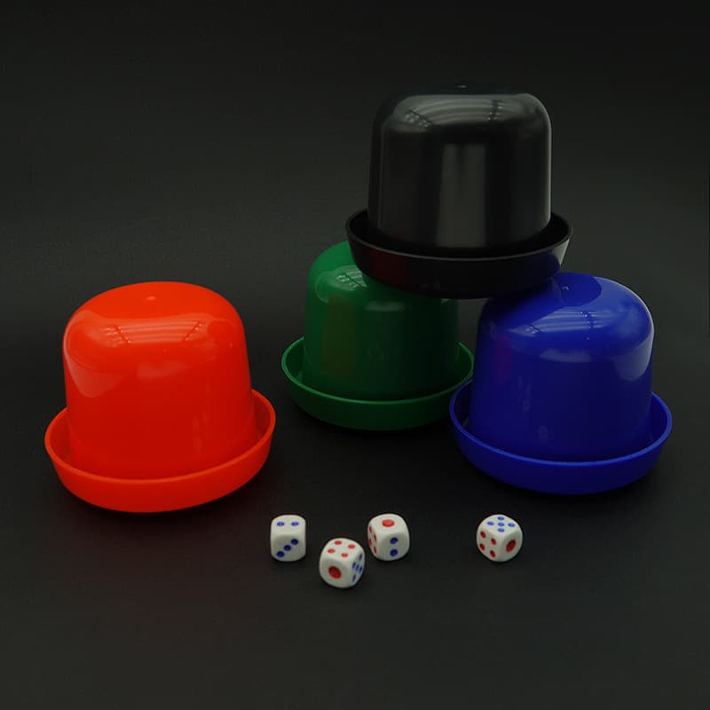 Copo de dados para mãe e filha, selado em plástico, espesso, com tampa e fundo, copo de peneira, copo colorido com manivela, copo de plástico para dados, logotipo - imagem 4