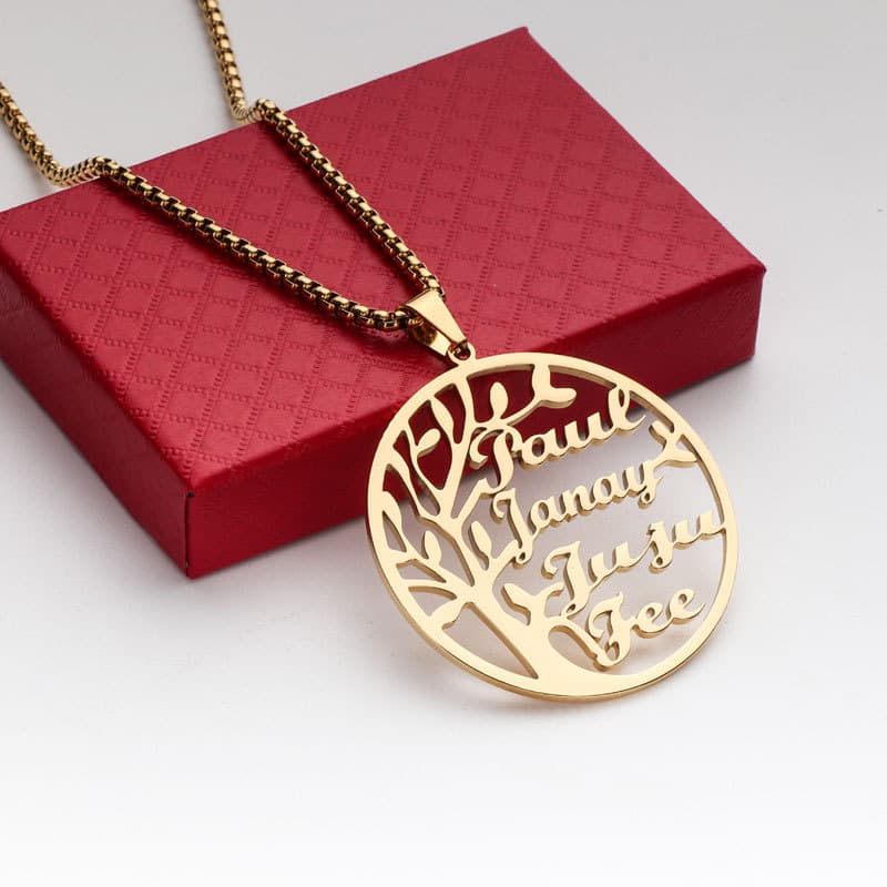 Colar dourado com letras, feito sob medida, amostra de ouro 750 - imagem 1