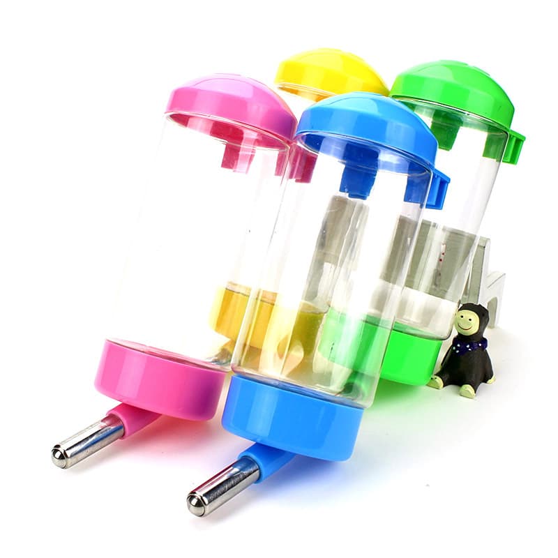 Atacado simples pendurado automático pet fonte de água tipo bola dispensador de água para cães gato garrafa potável 400ml - imagem 4