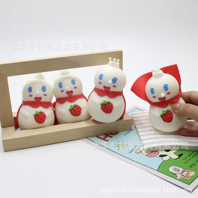 Boneco de neve criativo, beliscando música, artefato de descompressão, rebote lento, brinquedo pequeno, fabricante de bola de ventilação, atacado - imagem 4