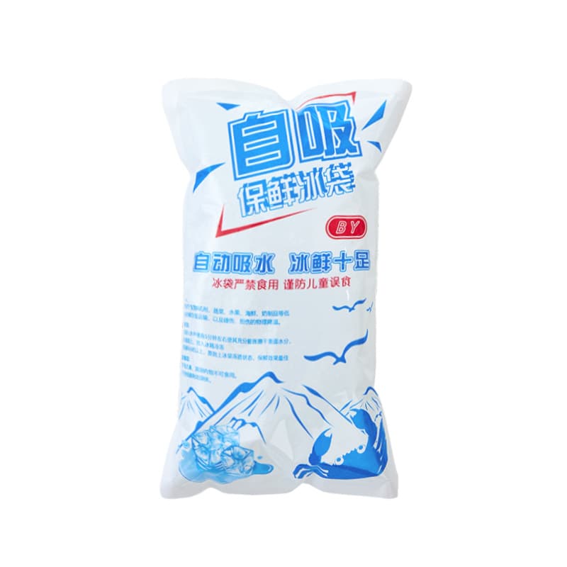Saco de gelo de água autoabsorvente, saco de gelo descartável de frutas frescas expresso, fresco e refrigerado, reutilizável sem água - imagem 20
