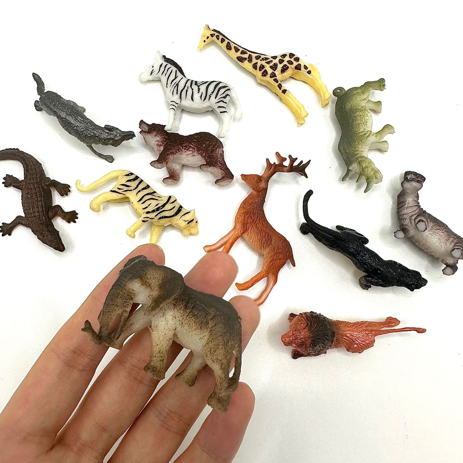(Comércio transfronteiriço), modelo animal realista, nova coleção, girafa, elefante, tigre, leão - imagem 4