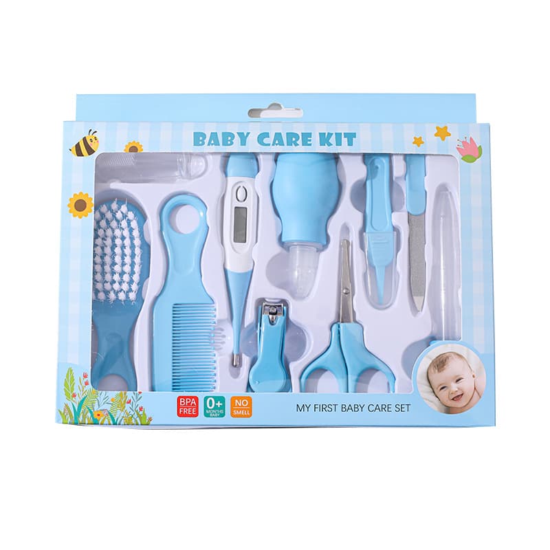 (Comércio internacional), conjunto médico infantil, termômetro para unhas, escova de dentes, escova, 10 peças - imagem 6