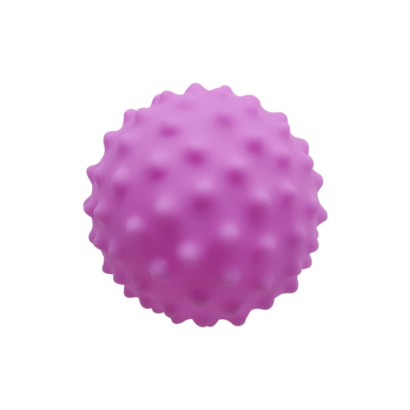 Bola de mão infantil para recém-nascidos de borracha macia, brinquedo para engatinhar, bola de massagem - imagem 4