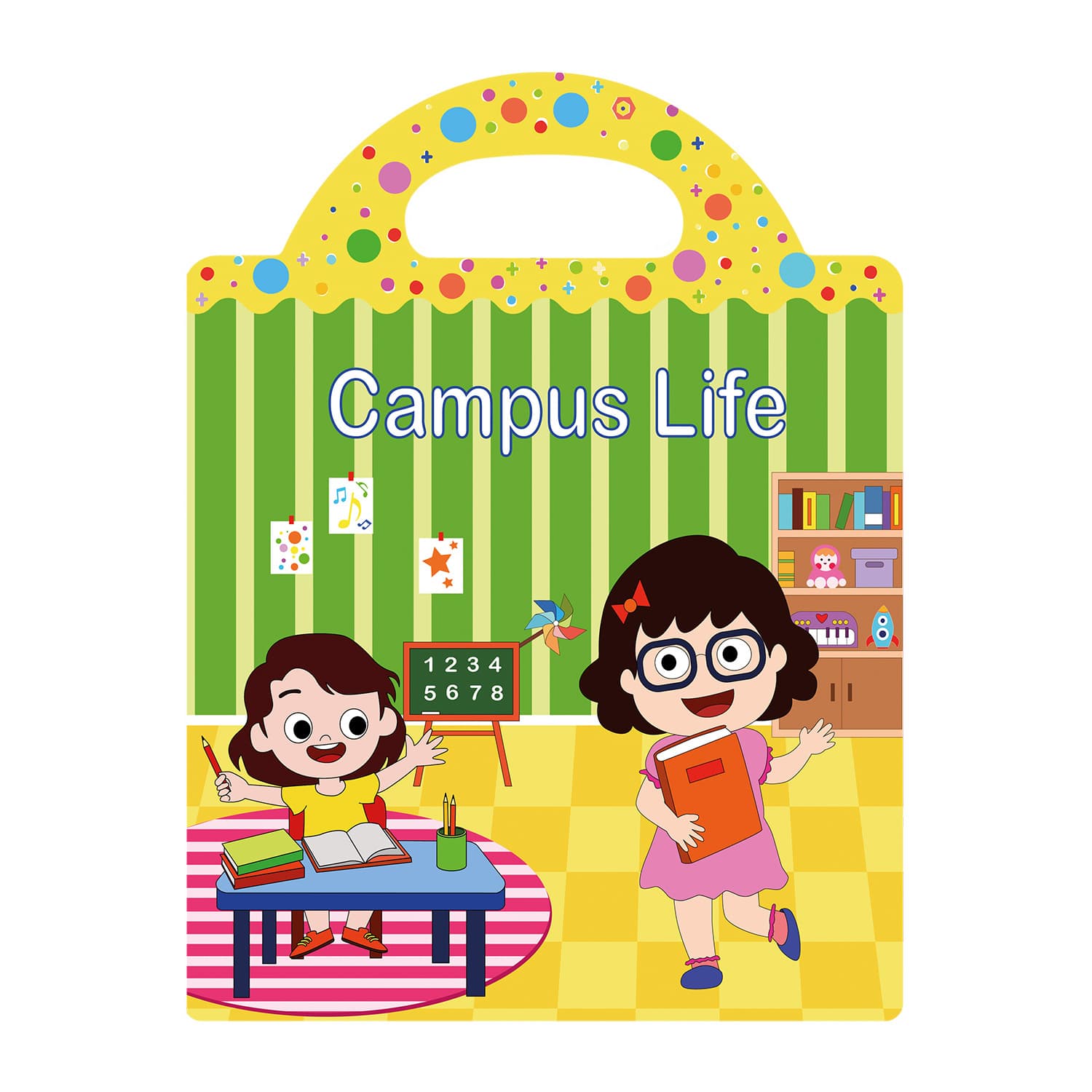 (Comércio transfronteiriço), livro infantil multiuso com adesivos, faça você mesmo, educação infantil, concentração - imagem 17