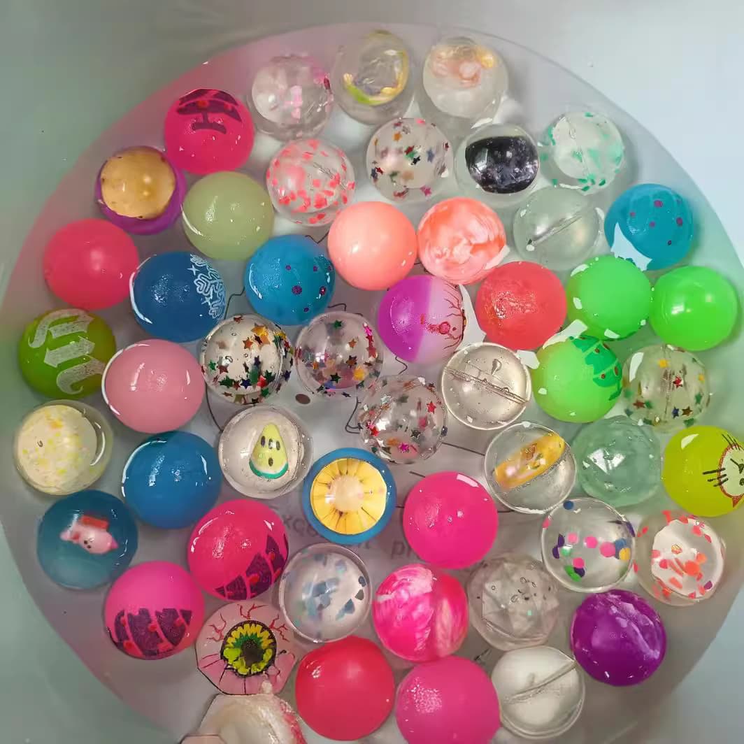Bolas de hidrogel, bola saltitante, brinquedo misto, 32mm, brinquedo cápsula, vendas diretas da fábrica - imagem 1