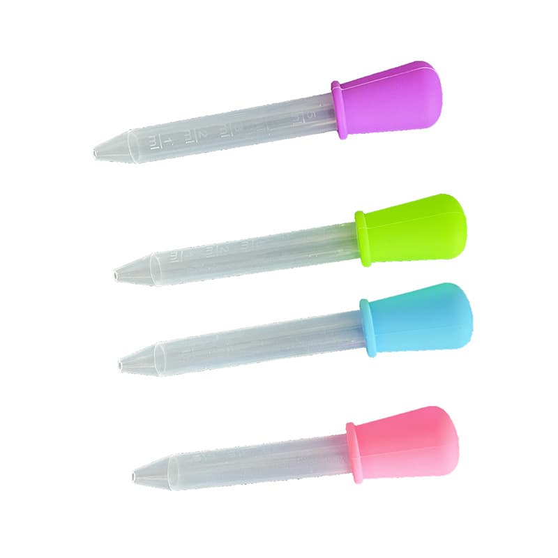 Pipeta de silicone, dispensador universal de medicamentos para crianças, (Física), 5 ml - imagem 6