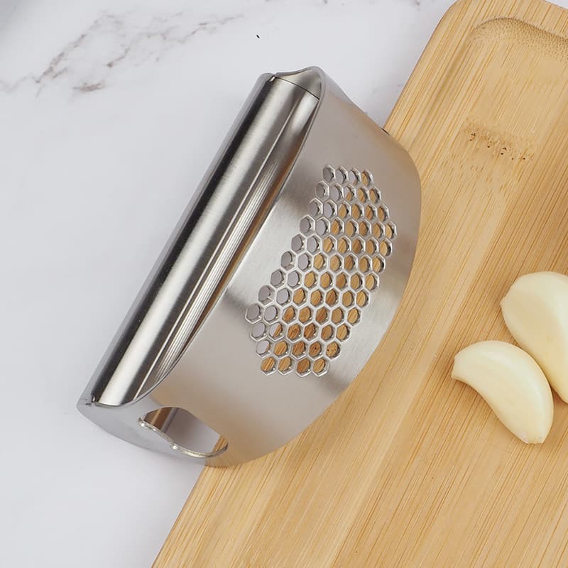 Abridor de garrafa 304 aço inoxidável espremedor de alho manual doméstico espremedor de alho cozinha gengibre espremedor de alho - imagem 3