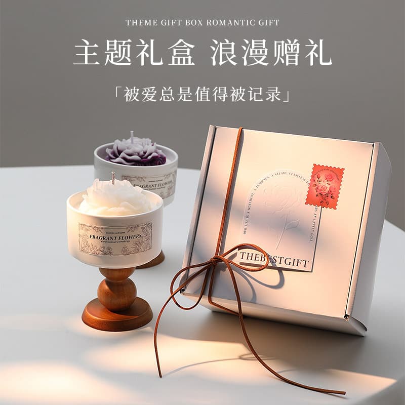Chá da montanha, aromaterapia, vela, caixa de presente perfumada para o dia das mães, estilo leve e luxuoso, presente de aniversário - imagem 5