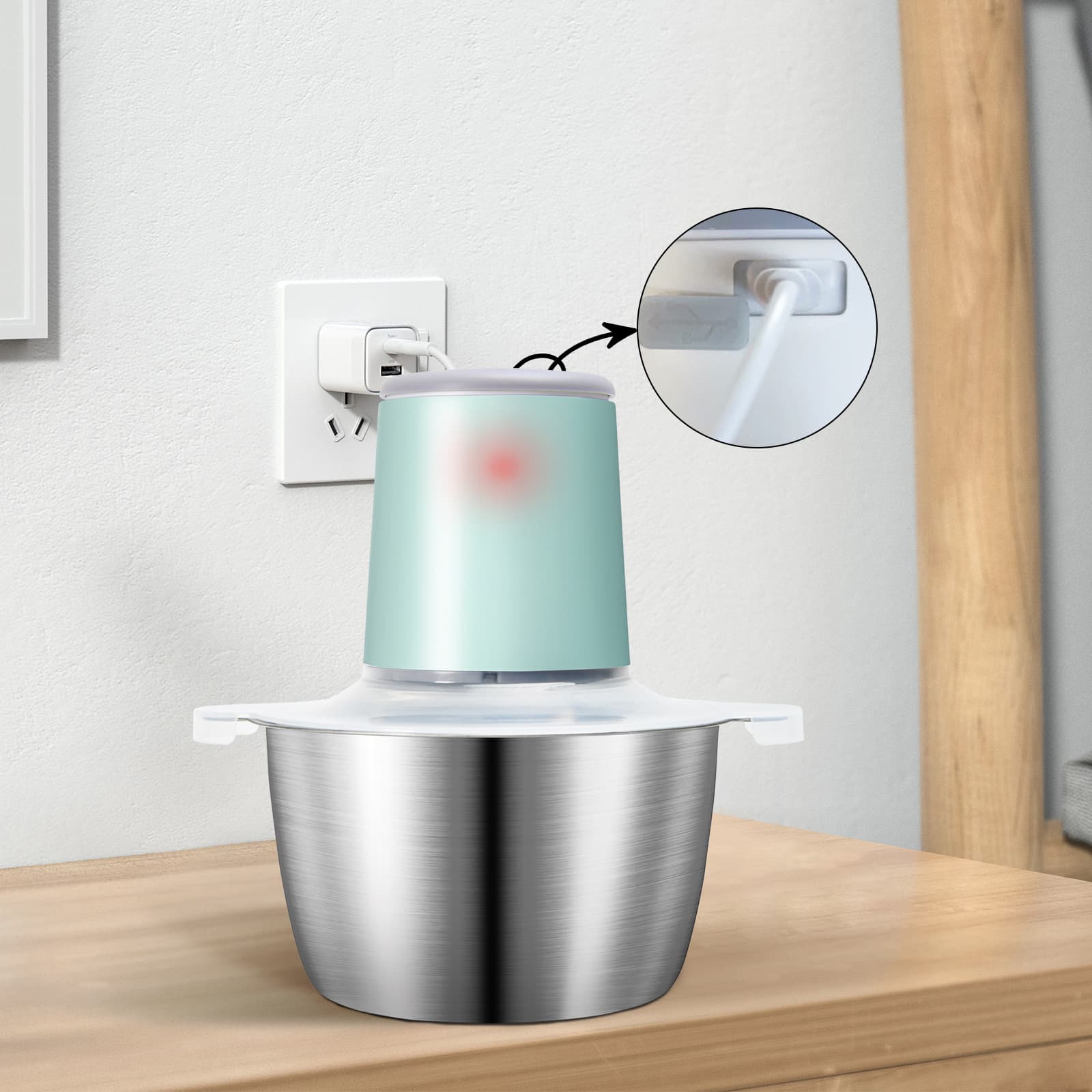 Máquina de alimentos infantis sem fio para alimentos complementares, processador de alimentos universal - imagem 3