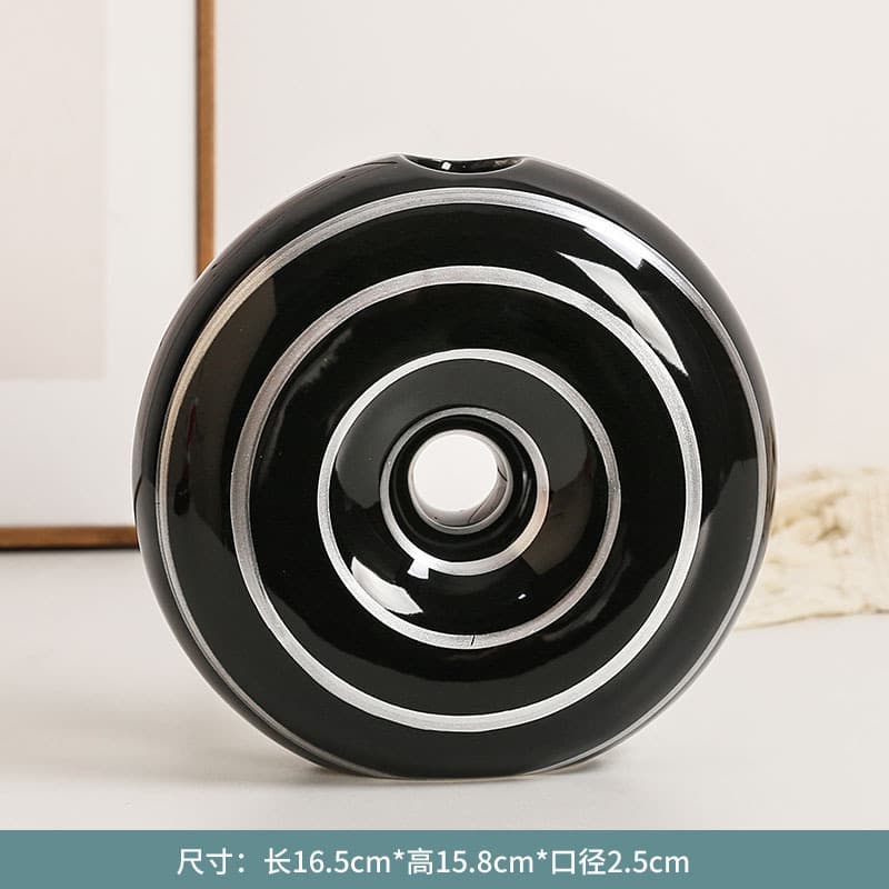 Amazon Nordic ins vaso de cerâmica sala de estar casa embalagem inquebrável fabricante vendas diretas atacado artesanal estilo ins - imagem 8
