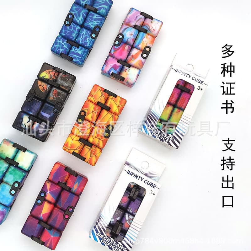 (Negociação transfronteiriça), céu estrelado ilimitado, cubo de Rubik variável para dedo, brinquedo, halloween, anti-stress - imagem 5