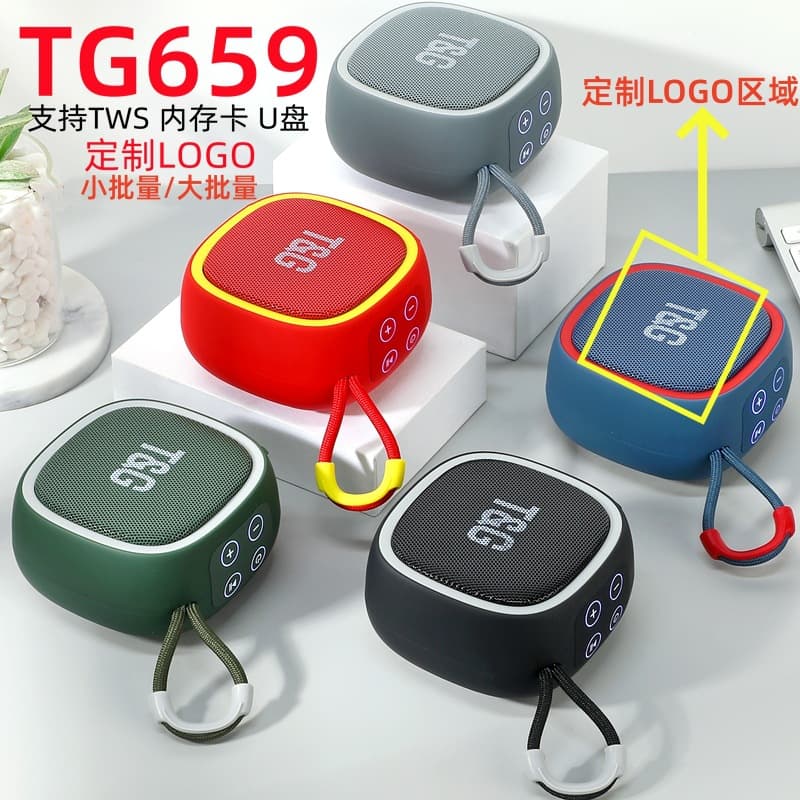 Novo Tg659 alto-falante bluetooth ao ar livre subwoofer sem fio mini presente de áudio cartão portátil áudio - imagem 1