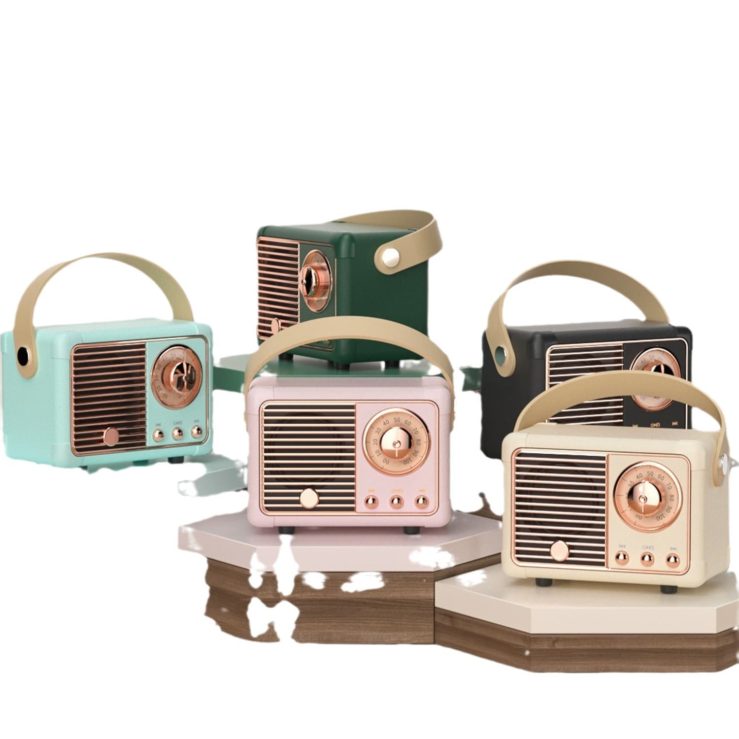 Alto-falantes portáteis, celular pequeno, bluetooth, presente de aniversário, nostalgia - imagem 6