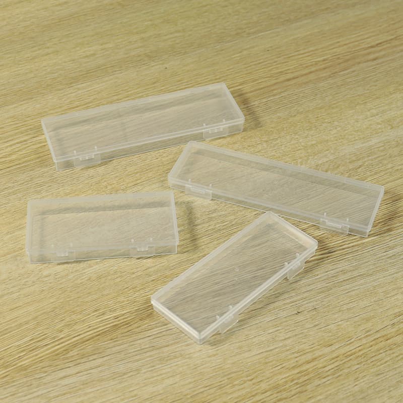 Bateria de plástico transparente, macacão eletrônico dobrável fino, acessório de bolsa, caixa, (Física) - imagem 1