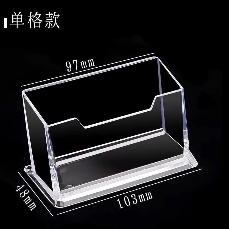 Cartões de mesa acrílicos para cartões de visita, caixa de armazenamento - imagem 6