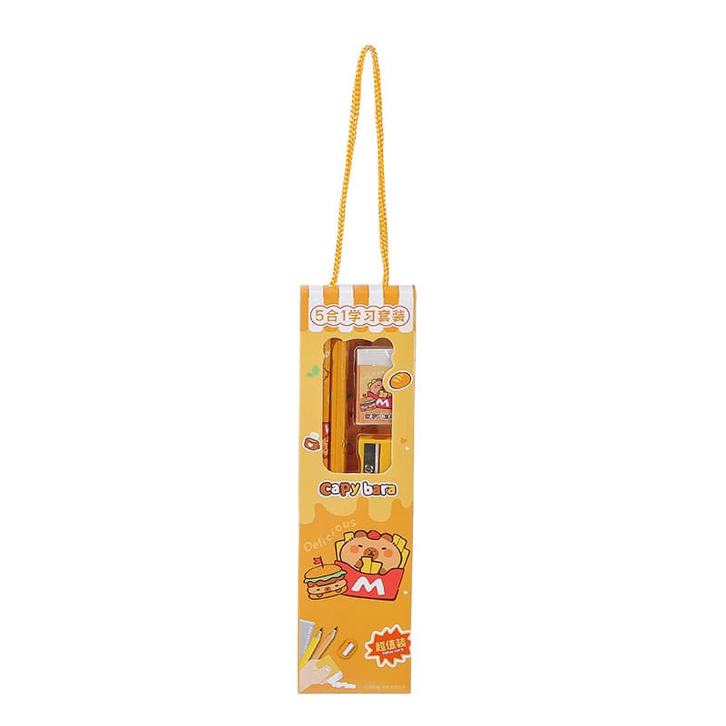 Conjunto de ensino de desenho animado infantil, bolsa, prêmio, papelaria criativa, presente de aniversário - imagem 6