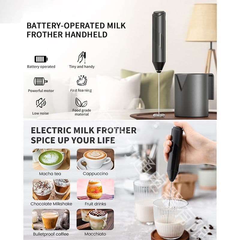 Bomba tira leite elétrica para creme de café em aço inoxidável, bastão misturador portátil, Amazon - imagem 3