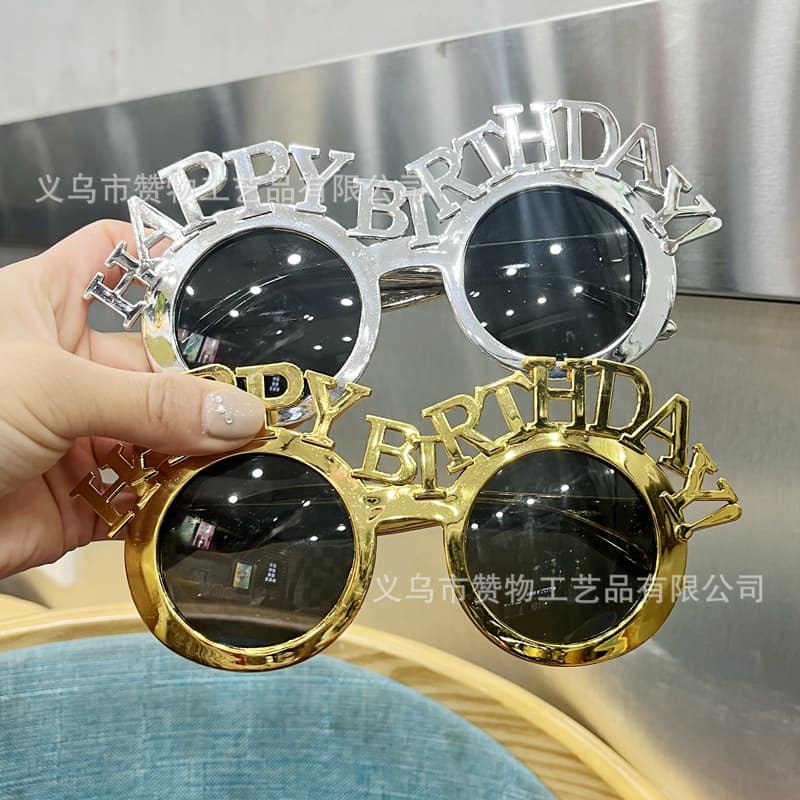 Óculos criativos engraçados de marca com letras, brinquedo, Coreia do Sul, presente criativo - imagem 2