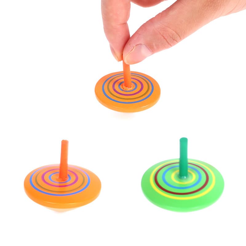 Pião clássico de madeira, brinquedo, celebridade da internet, nostalgia - imagem 3