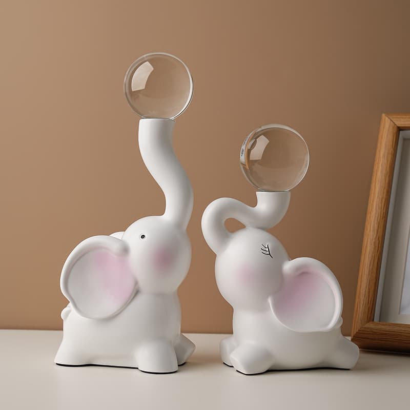 Beihanmei elefante nórdico ornamentos sala de estar armário de tv armário de vinho hall de entrada acessórios para casa presentes de inauguração transfronteiriço venda quente - imagem 1