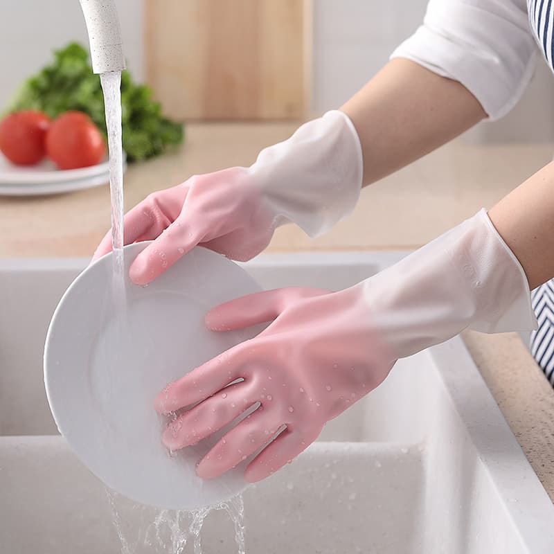 Luvas, escova antiderrapante impermeável de borracha para lavanderia - imagem 3