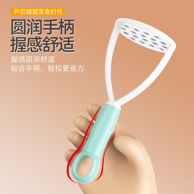 Espremedor de batata manual, suplemento alimentar para bebê, ferramenta de cozinha para bebê, espremedor de batata roxa, purê de batata e artefato de esmagamento - imagem 3