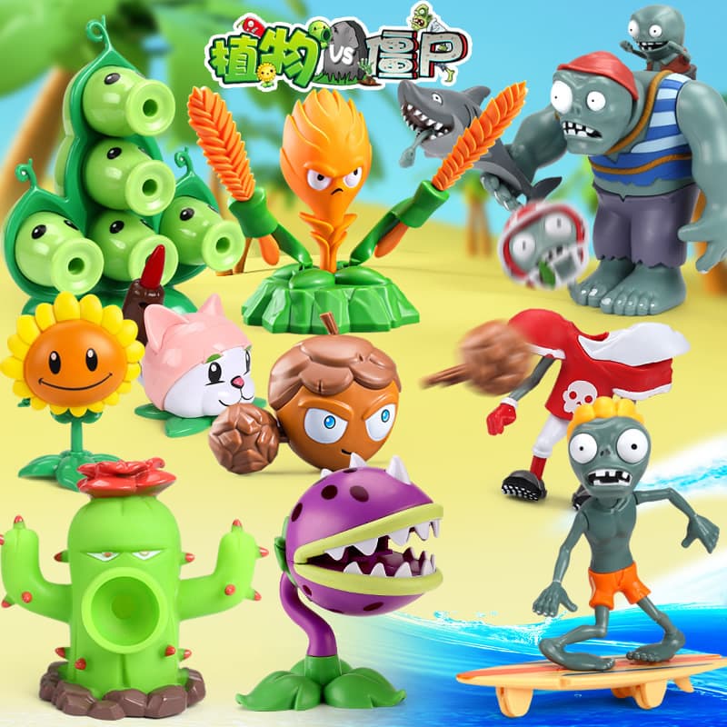 [Plants vs. Zombies, denim toy solar-powered] - imagem 3
