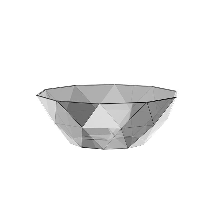 Prato de frutas de cristal high-end placa de frutas sala de estar doméstico prato de frutas secas lanches prato de frutas de plástico luz luxo transparente - imagem 6