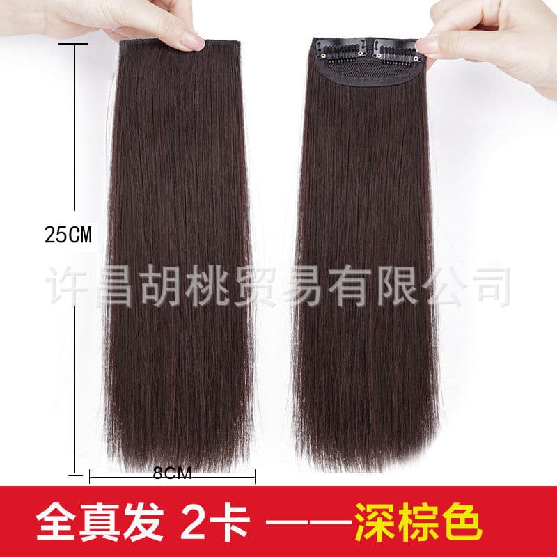 Pequena peruca invisível feita de cabelo real para o topo da cabeça, adiciona volume - imagem 16