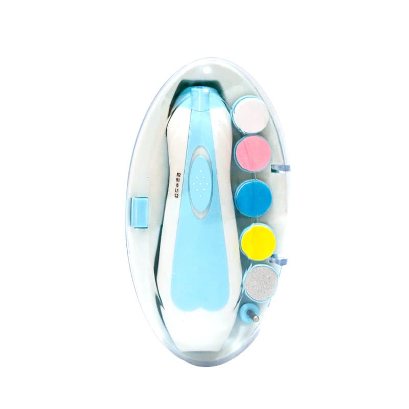 Tesoura de unhas universal elétrica infantil, conjunto de ferramentas de manicure para unhas - imagem 6