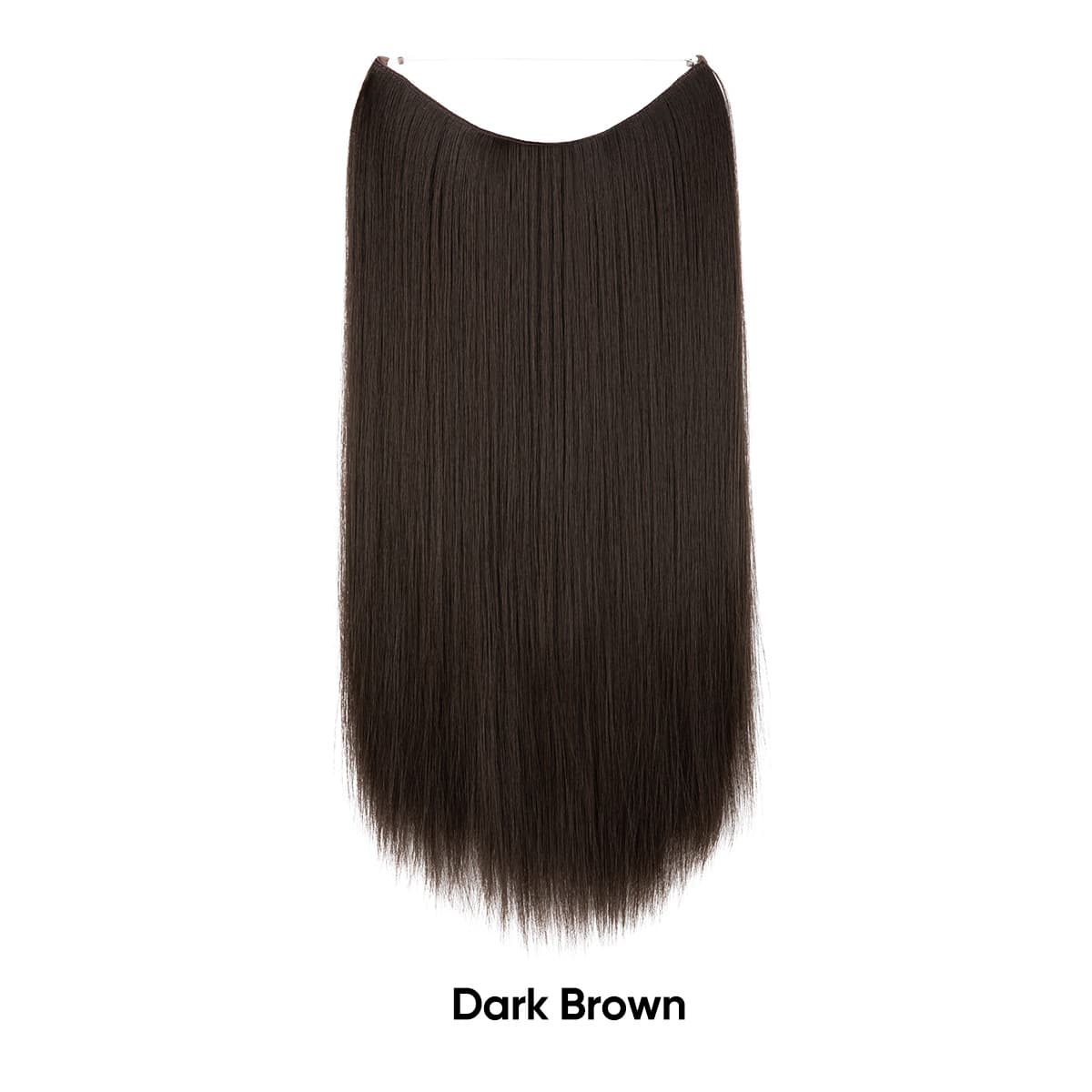 Peruca, linha de pesca multicolorida invisível, extensão de cabelo, cabelos lisos, estilo europeu, gradiente - imagem 50