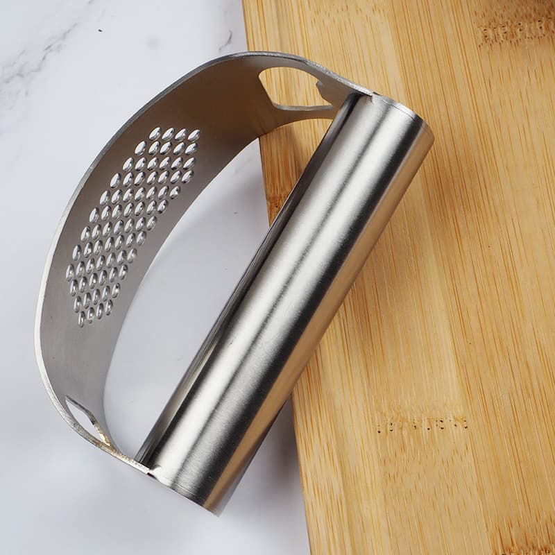 Abridor de garrafa 304 aço inoxidável espremedor de alho manual doméstico espremedor de alho cozinha gengibre espremedor de alho - imagem 1