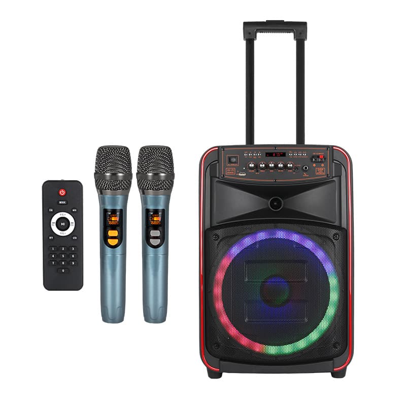 Mala, alto-falantes sem fio, microfone de viagem, bluetooth - imagem 6