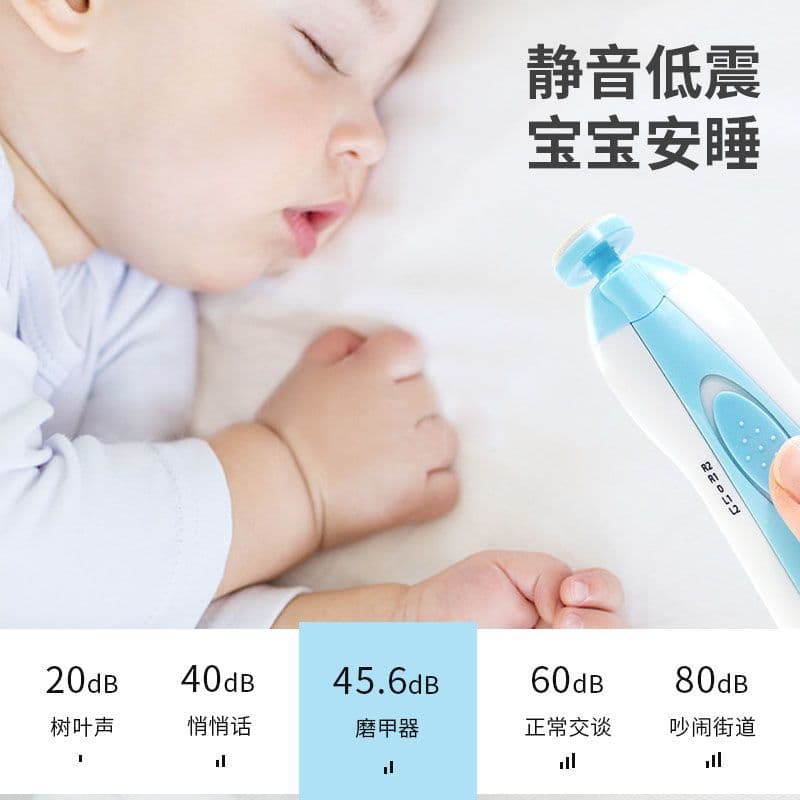 Tesoura de unhas universal elétrica infantil, conjunto de ferramentas de manicure para unhas - imagem 5