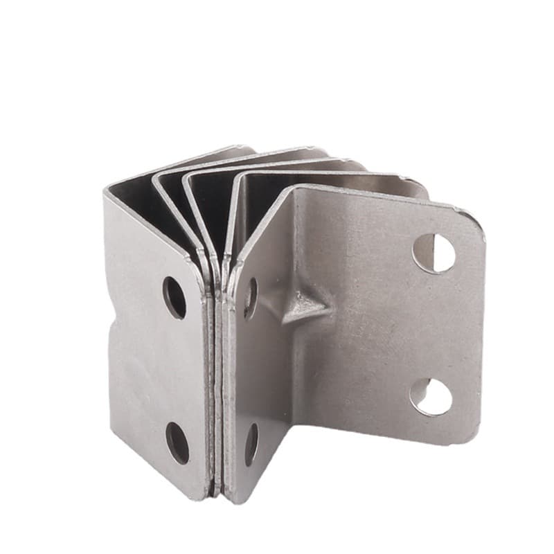 Código de ângulo de ferro, conector de ângulo reto, 90 graus, em forma de l, ângulo de 7 formatos, suporte fixo de ferro, perna de mesa, triângulo, peça de ferro - imagem 6