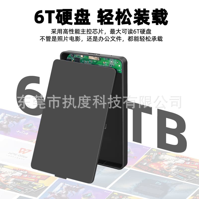 Caixa de disco rígido móvel de 2,5 polegadas USB 3.0 SATA porta serial sem parafusos caixa de disco rígido de laptop de plástico - imagem 4