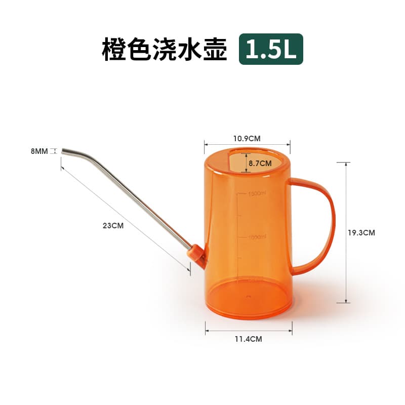 Bule de aço inoxidável, vaso transparente, pulverizador espaçoso - imagem 16