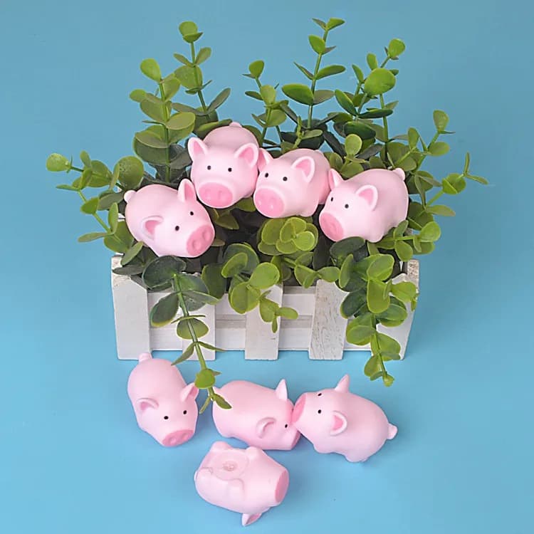Brinquedo fúcsia fofo, antiestresse, presente de aniversário - imagem 4
