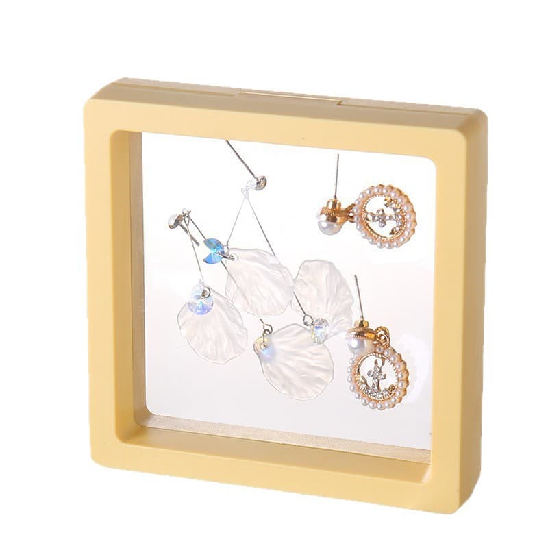 Sistema de armazenamento, pulseira, brincos, acessório de cabelo, caixa de armazenamento transparente, suporte, adesivos para unhas - imagem 6