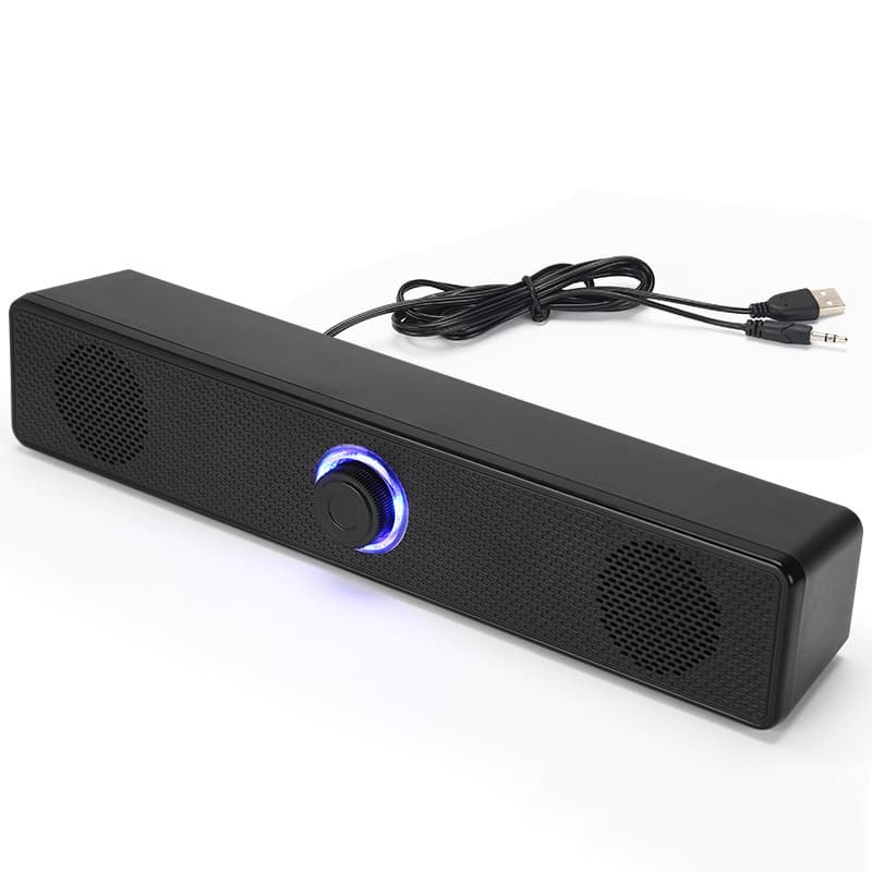 Fabricante 350TS longo alto-falante Bluetooth computador botão USB subwoofer de áudio com fio subwoofer - imagem 6
