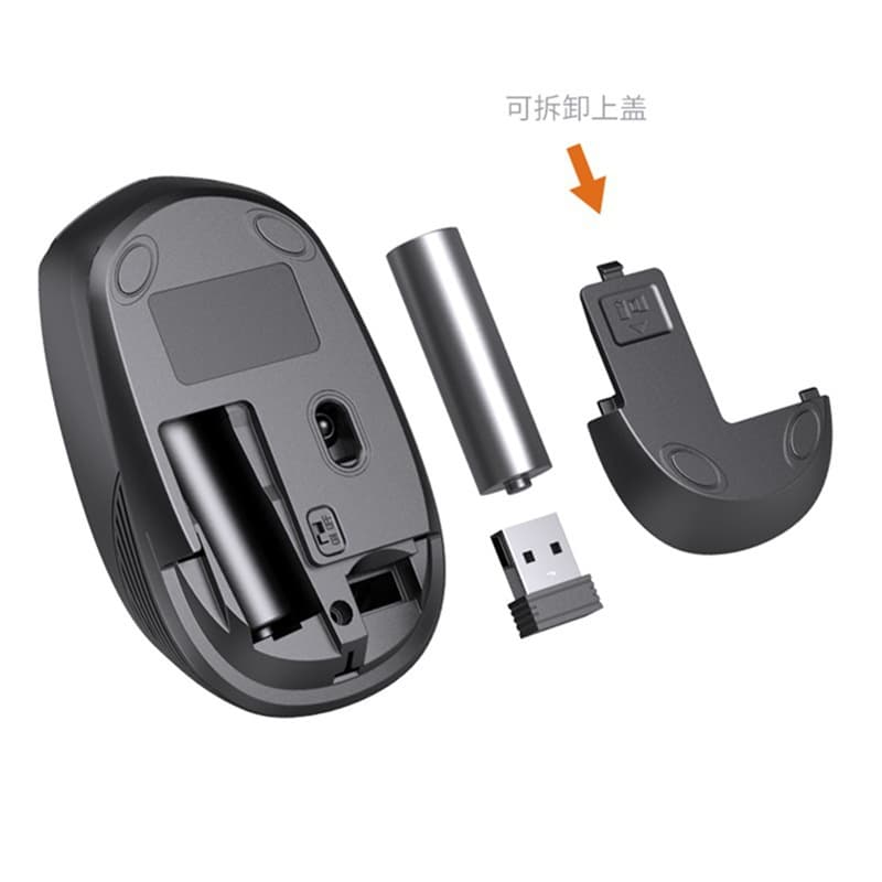 Mouse sem fio Laiku WS202 original, boa sensação de mão, jogo de escritório para notebook, mouse silencioso e ilimitado para meninas - imagem 5