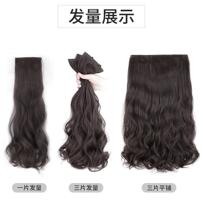 Peruca, extensão de cabelo invisível ondulado e encaracolado - imagem 4