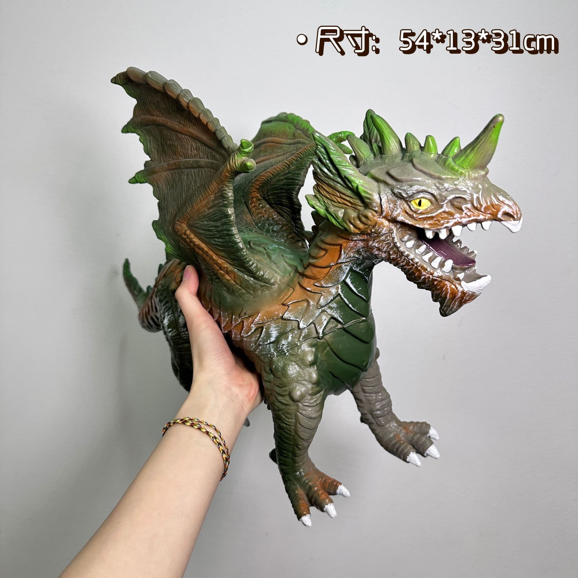 (Comércio transfronteiriço), grande dinossauro de borracha macia, brinquedo, modelo animal, minifigura, boneca, modelagem de simulação para crianças - imagem 4
