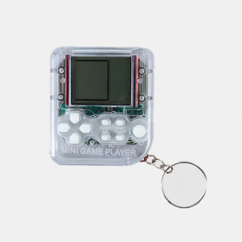 Pequeno console de jogos eletrônicos, tetris, brinquedo criativo, chaveiro, nostalgia, antiestresse, presente criativo - imagem 4