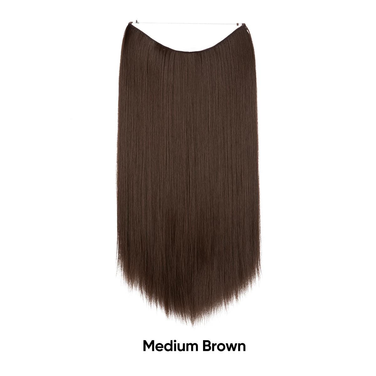 Peruca, linha de pesca multicolorida invisível, extensão de cabelo, cabelos lisos, estilo europeu, gradiente - imagem 34